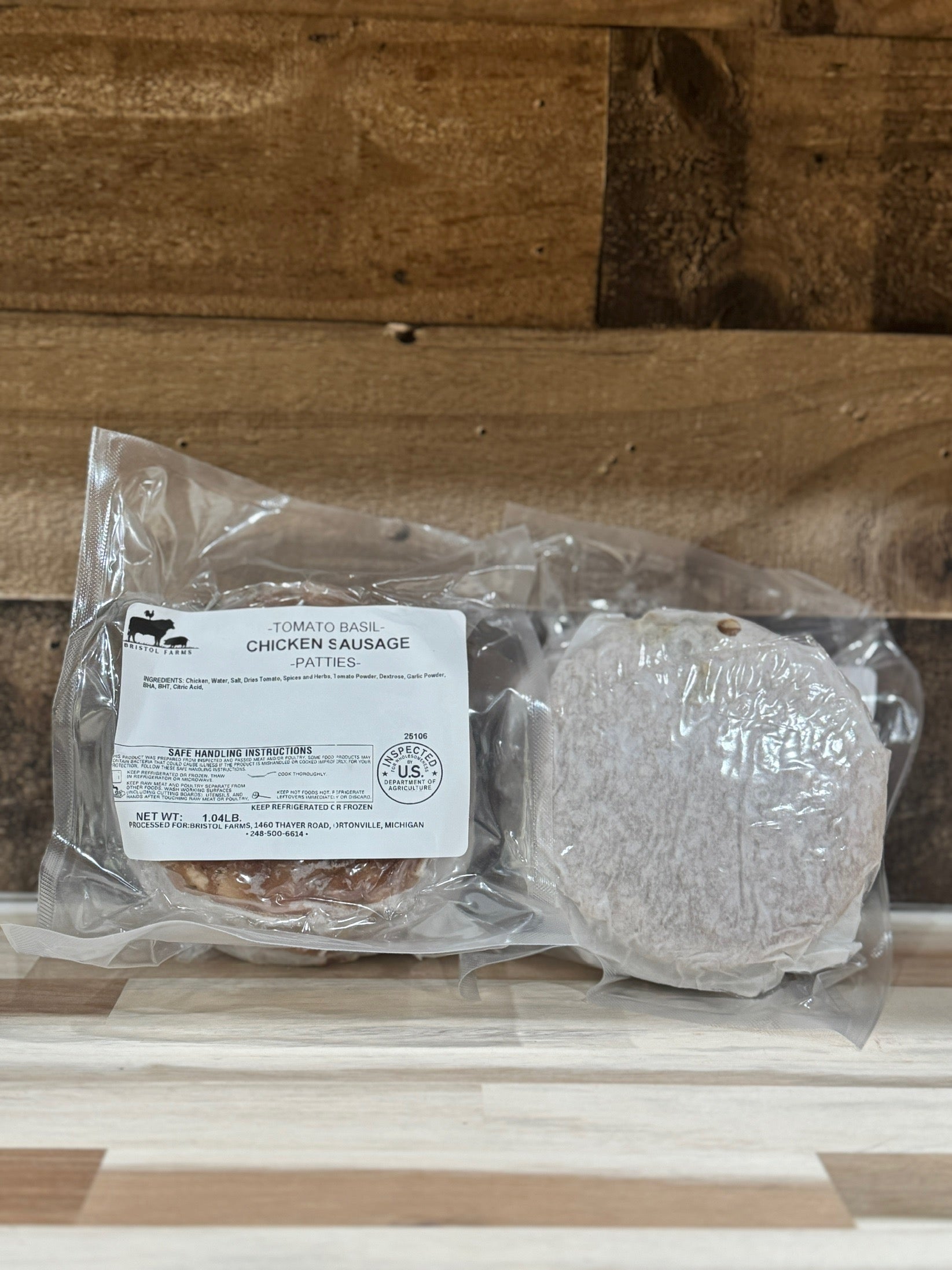 Tomato Basil Chicken Patties